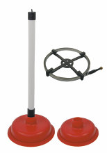 Rensefix sett med rensebånd og sugekopp